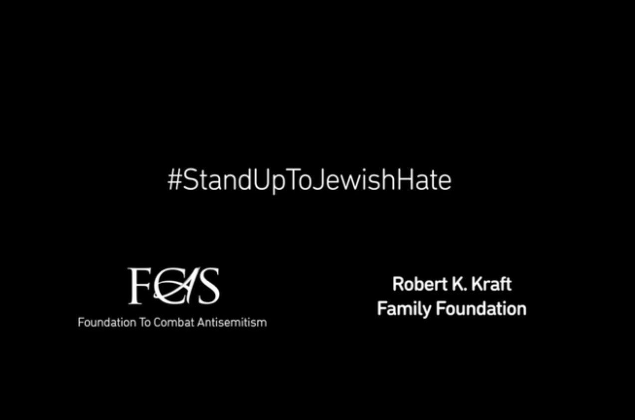 The Foundation to combate antisemitism aired its first commercial during the Patriots-Jets NFL game